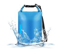 HJHB1WL Sac étanche léger enroulable pour homme et femme 5 L/10 L/20 L pour kayak, rafting, plage, bateau, natation et ski - 5 l, bleu, 5 l