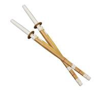 HJHUUA (80 cm,100 cm,120 cm) Épée de samouraï en Bambou Naturel,Épées en Bois de Pratique du Kendo,Katana Japonais en Bois Fait à la Main pour l'entraînement,Les Cadeaux,Le Cosplay - 1 pièce/2 pièces