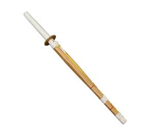 HJHUUA (80 cm,100 cm,120 cm) Épée de samouraï en Bambou Naturel,Épées en Bois de Pratique du Kendo,Katana Japonais en Bois Fait à la Main pour l'entraînement,Les Cadeaux,Le Cosplay - 1 pièce/2 pièces