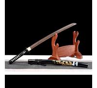 HJHUUA Bokken Fait Main de 78 cm,Katana wakizashi Japonais en Bois,épées de samouraï Courtes en Bois avec Fourreau