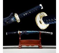 HJHUUA Bokken Fait Main de 78 cm,Katana wakizashi Japonais en Bois,épées de samouraï Courtes en Bois avec Fourreau