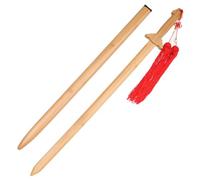 HJHUUA Épée de Tai Chi en Bois,matériau en Bambou,épées en Bois Faites à la Main avec Fourreau,épée en Bois Droite pour Cosplay,Cadeau,décoration,Pratique des Arts Martiaux