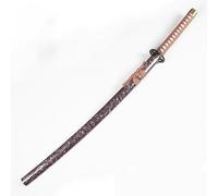 HJHUUA Épée en bois Katana de 104 cm avec fourreau, Bokken d'entraînement de Kendo, accessoires de cosplay d'anime pour adultes et enfants, pour tous âges