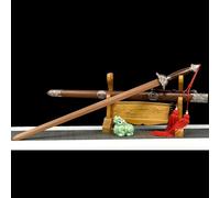 HJHUUA Épées Droites en Bois Naturel,épée en Bois Chinois Faite à la Main pour pour décoration,Cosplay,Arts Martiaux,entraînement,Collection,Exposition,Cadeaux