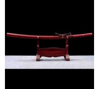 HJHUUA Katana Japonais en Bambou,Sabre de samouraï Traditionnel en Bois,bokken Fait Main pour l'entraînement au Kendo,Cadeaux,Jeux de rôle,Accessoires - 103 cm