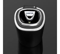 HJHYYHG Cendrier Voiture, pour Dacia Duster 2015-2017 Cendrier en Acier Inoxydable avec Couvercle Cendrier pour Voiture, Maison,
