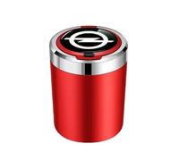 HJHYYHG Cendrier Voiture, pour Opel Corsa E, en Acier Inoxydable avec Couvercle, Silver