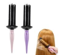 HJIAMA 26 cm Brosse Curly 2 Pièces, Résines Respectueuses de l'Environnement, Curl Brush, Dents Longues Brosse Boucles, Convient pour Utilisation Salon Domicile
