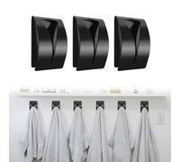 HJIAMA 3 pièces Porte-Torchons, Anti-Collision Accroche Torchon, Multifonction Porte Torchon Cuisine, Porte Serviette Sans Percage pour Salle Bain, Balcon, Porte