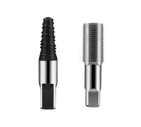 HJIAMA Extracteur Vis 2 Pièces, robinet 1/2,Extracteur de Boulon, Acier Haute Teneur en Carbone Extracteurs de Goujons Vis, Professionnel Ensemble D'extracteurs de Vis, pour Retirer Vis Endommagées