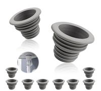 HJIAMA Joint de Tuyau de Vidange 10 Pièces, Silicone Joint Vidange, Conception de Fil, Scellé et Résistant aux Odeurs, Empêcher Le Reflux, Bouchon D'étanchéité, Convient pour Cuisine, Salle de Bain