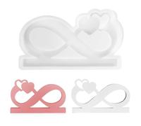 HJIAMA Moule Silicone, 17×11,5 cm, Kit Fabrication Bougie, Fait Main, Moule Mèche Cire, pour Bougies Parfumées, Savons, Puddings
