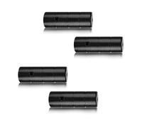 HJIAMA Pegs VTT 4 Pièces, Fer Repose Pied Velo, Haute Dureté, Noir Piquets Bike, Pédales D'extension d'arbre, Adaptées aux VTT, Vélo de Route et Scooters