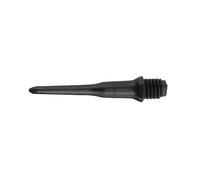 HJIAMA Pointe Flechette 200 Pièces, Dart Head Accessories, Noir, Conception du Fil, Embouts Fléchettes Plastique en Pom, Dureté et Douceur Modérées, Convient pour Remplacement de Tête de Fléchette
