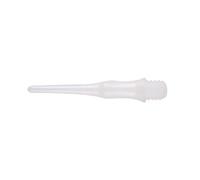 HJIAMA Pointe Plastique pour Flechette 200 Pièces, 27 mm Embout Flechette Pointe Plastique 2BA, Remplacer Flechette Pointe Plastique Blanc, Pointe Fléchette Souple aux Débutants Amateurs Fléchettes