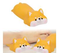 HJIAMA Repose Poignet Souris, 13 x 6,8 cm Repose Bras, Orange Repose Coude Bureau, Fatigue Poignet, Refuse Mains Souris, Anti Stress, Décoration