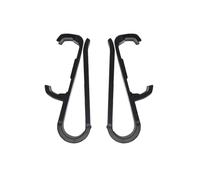 HJIAMA Support de Pare-Soleil 2 Pièces, Noir Mount Clip pour Pare-Soleil, Plastique Fixation pour Pare-Soleil, Pas Facile Déformer, pour Différents Types de Pare-Soleil