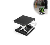 HJIAMA Table Elevatrice, Plateforme Elevatrice en Alliage D'aluminium, Noir, Hauteur Réglable 25-90 mm, Table Élévatrice de Laboratoire, Adapté à Conception Expérimentale, Opérations D'ingénierie