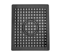 HJIAMA Tapis D'évier Forme Nid D'abeille, 12,4 x 10,4 Pouces Tapis Evier Cuisine, Pliable et Découpable Protege Evier Cuisine Noir, Sécurisé, Tapis Egouttoir pour Salle Bain, Cuisine, Table Manger, Év