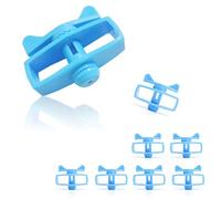 HJIAMA Tendeur Grillage 8 Pièces, Poignée Pivotante Tendeur Fil a Linge Plastique Technique, Tendeur de Câble Métallique Bleu, Tendeur Clôture Treillis Métallique, pour Tendre Cordes Linge