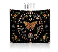 HJIAMA Tenture Murale, Tapisserie Murales, Motif Papillon Exquis, Coloré, pas Facile à Décolorer, Tapisseries pour Chambre, Convient pour Décoration Murale, Nappe, Tapis
