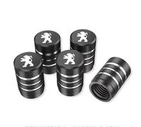 HJIAMIN 4 Pieces Bouchon Valve Pneu Voiture pour Peugeot 206 207 307 308 3008 4008 5008 GT-Line, Résistant à la Corrosion Bouchon de Valve Voiture Voiture Accessoires