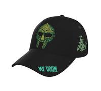 HJIOOP Casquette de baseball MF Rappeur D{City} om tendance à bord incurvé - Casquette de baseball fantaisie avec impression 3D - Casquette de camionneur réglable - Cadeau unisexe, MF Doom-6, taille