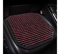 HJJKKH Coussin de siège de voiture en perles de bois - 40,9 x 40,9 cm - Coussin de massage respirant et rafraîchissant pour voiture, chaise de bureau, camion, canapé - Housse de siège en bois