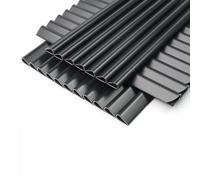 HJJMN 40 Pièces Rail de Serrage pour Brise-Vue, Clip Brise Vue pour Double Grillage avec 1 Paquet Serre-Câbles, Clips de Fixation Brise-Vue en PVC pour Jardin, Balcon, Clôture