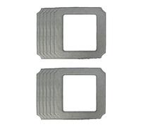 HJKBCLEH Chiffon De Nettoyage 24 X 24 Cm, Compatible avec Le Robot Nettoyeur De Vitres Windobot, S6 Ultra, Chiffons Épais Lavables De Remplacement for Vitres(10pcs)