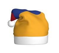 HJKdfv Chapeau de fête de Noël unisexe avec drapeau de l'Arménie - Bonnet de Père Noël pour homme et femme - En peluche