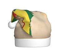 HJKdfv Chapeau de fête de Noël unisexe avec drapeau du Sénégal pour homme et femme