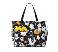 HJKdfv Grand sac de plage fourre-tout avec fermeture éclair et poche humide, imperméable, résistant au sable, pour femme, pour piscine, voyage et croisière