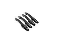 HJKDSZ Chrome Car Door Maniglia Della Copertura Trim In Fibra Di Carbonio Auto-Styling Per Civic 8 2006 2007-2010 Parti Esterne Accessori Couvercle poignée porte extérieure(Noir)