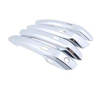 HJKDSZ Couvercle Chromé De Poignée Porte Intelligente, Autocollants Protection Pour Audi A4 B9 8W 2016 - 2021 2022, Accessoires Décoration Voiture Couvercle poignée porte extérieure