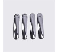HJKDSZ Couvre-poignées de porte extérieures chromés noir brillant pour SEAT Ibiza 6J Mk4 6L Mk3 FR Cupra 2004-2016 Couvercle poignée porte extérieure(Chrome A)
