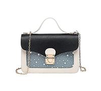 Hjkiopc Mini sac à bandoulière pour femme, Étoiles-Noir