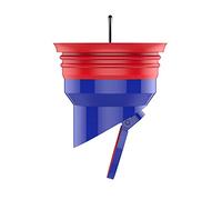 HJKJ Clapet anti-refoulement pour le sol de douche, lévitation magnétique, valve vidange unidirectionnelle, bouchon rapide, baignoire, anti-odeur la cuisine 2.09x2.09inch
