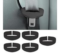 HJKJNBF Lot de 5 Housses Boucle Ceinture sécurité en Silicone, pour BMW X3 G01 2018-2021,Anti-Rayures Housse Protection Contre l'usure, Accessoire Voiture,B