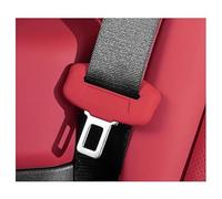 HJKJNBF Lot de 5 Housses Boucle Ceinture sécurité en Silicone, pour Kia Ceed Ceed GT Proceed Rio Rio 3 Rio 4 Rio Rouge S NIRO,Anti-Rayures Housse Protection Contre l'usure, Accessoire Voiture,Red