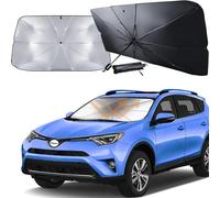 HJKJNBF Voiture Pare Soleil, pour Mazda CX-5 2017-2023 Pliable Anti Poussière Protection Rayons UV Intérieur Accessoires,S