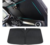 HJKJNBF Voiture Pare Soleil, pour Mercedes Benz A Class 2013-2018 Pliable Anti Poussière Protection Rayons UV Intérieur Accessoires