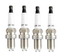 HJLHUIDM Bougies d'allumage en Platine BKR6EQUP 12120037607, 4/6 pièces, compatibles avec BMW E39 E60 E61 E46 E63 E64 Z3 M54 M62 320 528 12 12 0 037 607 Pièces Automobiles Allumage(6pcs)