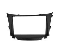 HJLHUIDM Façade d'autoradio double DIN de rechange compatible avec Hyundai I-30 I30 à partir de 2011 - Kit d'installation pour tableau de bord - Plaque frontale - Cadre DVD - Intérieur de voiture (178