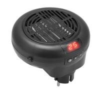 HJLIAN 1 radiateur electrique mural, mini souffleur d'air chaud rond pour bureau 220-240 V (prise UE)