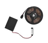 HJLIAN Bande lumineuse LED etanche a piles 5 V 2 m pour arriere-plan TV RVB