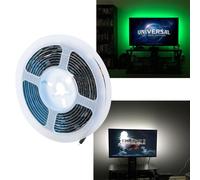 HJLIAN Bande lumineuse LED RGB 5 V 2 m, retroeclairage TV RF, etanche IP65, USB, pour decoration d'armoire