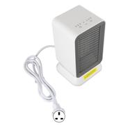HJLIAN Chauffage de bureau 3 niveaux de temperature 35 degres, ecran tactile, coupure de courant apres dechargement, prise britannique 220 V
