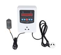 HJLIAN Controleur d'humidite numerique 1500 W avec ecran LCD, hygrostat en plastique, minuterie, controleur d'humidite de l'air pour maison, ferme, serre, norme AU 220 V