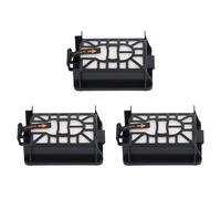 HJLIAN Lot de 3 filtres de rechange pour robot balayeur AV2501AE et AV2502AE, noir